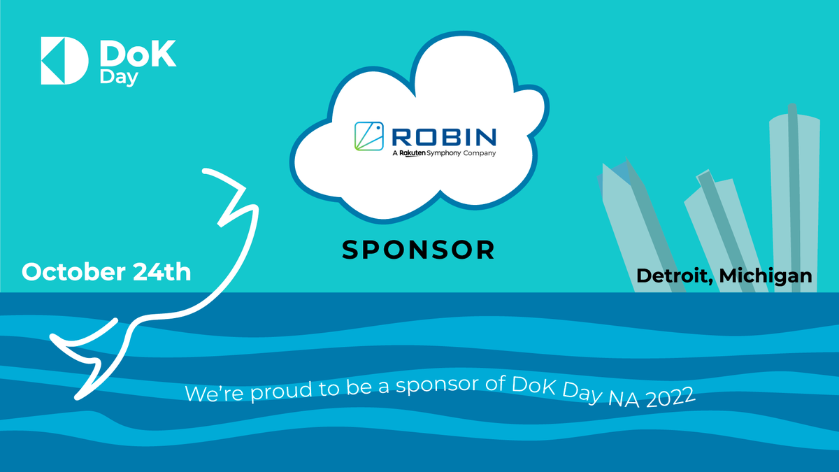 Robin.io, A Rakuten Symphony Company (@robin4k8s) on Twitter photo We’re excited to be a sponsor of #DoKDay co-located with #KubeCon2022, on 24th October. If you can’t make it in-person, you can catch the livestream for #free.
Register now: hubs.ly/Q01pFLPV0
Know more: hubs.ly/Q01pFHR60 We’re excited to be a sponsor of #DoKDay co-located with #KubeCon2022, on 24th October. If you can’t make it in-person, you can catch the livestream for #free.
Register now: hubs.ly/Q01pFLPV0
Know more: hubs.ly/Q01pFHR60