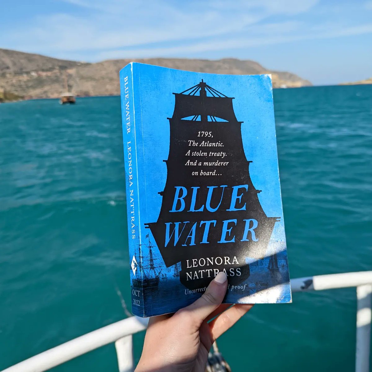 bookswithkayle's tweet photo. Delighted to be kicking off the #BlueWaterBlogTour for @ViperBooks today! 

I loved this historical fiction by @LeonoraNattrass and was swept away, trying to figure out who had the treaty!

Full review:
https://t.co/cbWOCzVJWP

#booktwitter #bookreview https://t.co/PM3OKR7oHx