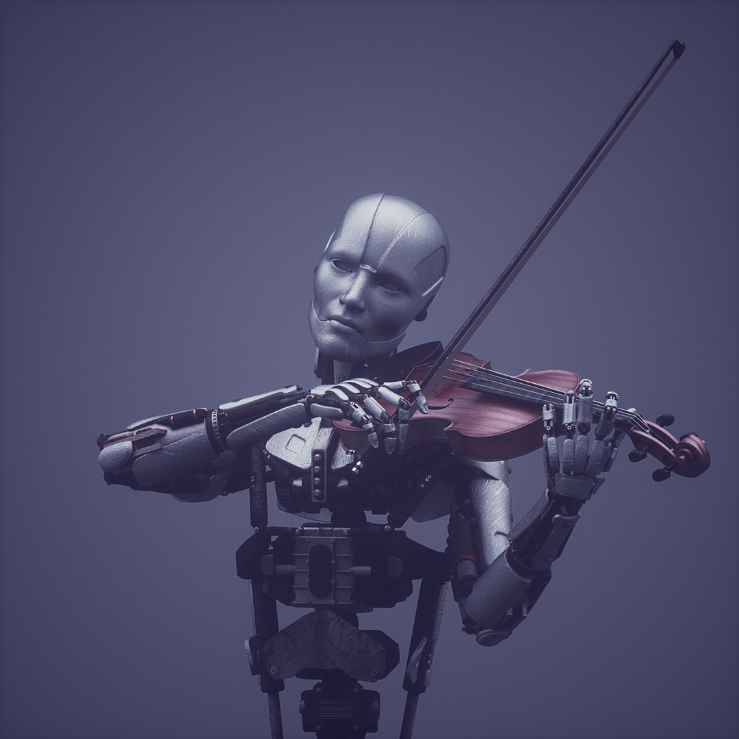 74 Robots - Albali
"La música le devolvió brevemente los recuerdos fragmentados de su memoria".

#contemporaryart #music