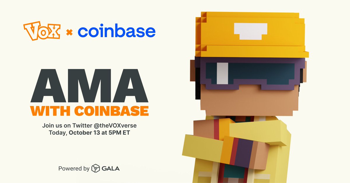 TheVOXverse's tweet photo. Join us tonight at 5PM ET for a VERY special AMA on Twitter Spaces as we talk about combining forces with @Coinbase_NFT for our @Dreamworks @Trolls VOX sale!! 

 https://t.co/yXvahPpnqf https://t.co/LuxoLu6L7K