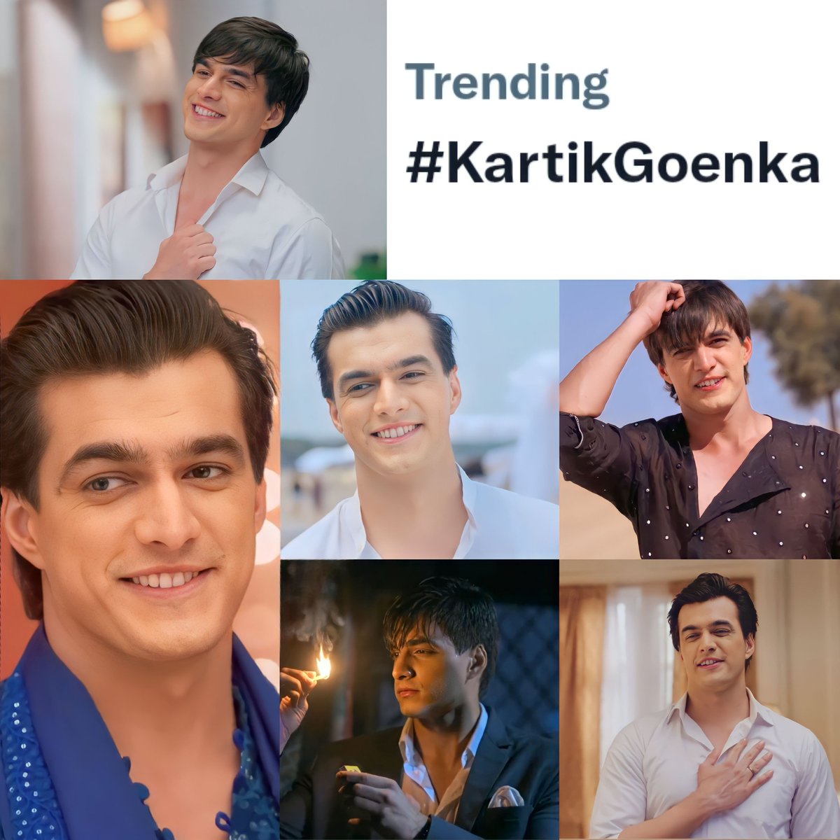 Hamara hero no.1 #KartikGoenka is trending ❤️🥺 just want to say he deserves all the love &amp; appreciation for the phenomenal and mind blowing performances he have given in every track of #yrkkh 

#MohsinKhan #MoMinions 

P.S @momo_mohsin can I expect a comeback soon InShaAllah 🤲