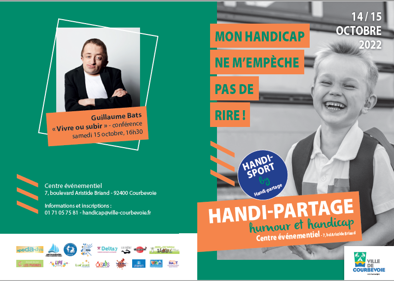 lechevali's tweet photo. Merci à @ApedaFrance pour leur nouvelle conférence de ce soir sur les dys à #Courbevoie
Nous vous attendons nombreux au centre évènementiel ces vendredi 14 et samedi 15 pour les journées #HandiPartage pour rire et vous sensibiliser au handicap! https://t.co/8ORPX1l0LN