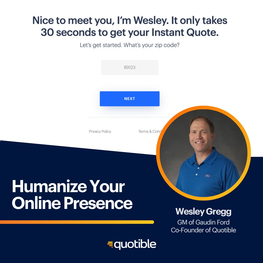 It is hard to be personal and showcase your business in this new digital era. Schedule a demo today to learn more about how Quotible can assist with strengthening your online presence.

#AutoIndustry #DigitalRetail #AutoDealership #CarDealerships
