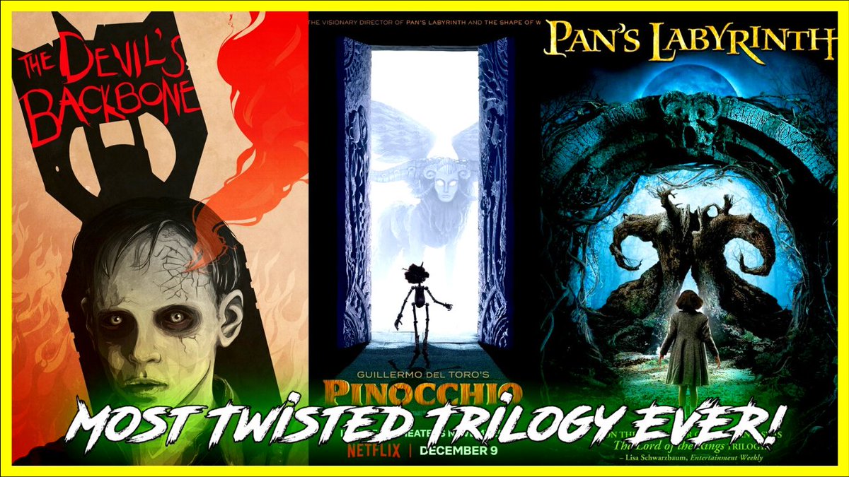 Redneval2's tweet photo. Guillermo Del Toro's PINOCCHIO is Part of the Most Twisted Trilogy EVER! Almost Awesome Bits #FilmTwitter #PinocchioMovie #GuillermoDelToro #AlmostAwesome https://t.co/D1dgIWUpj0 via @YouTube https://t.co/0OiZZzqqyN