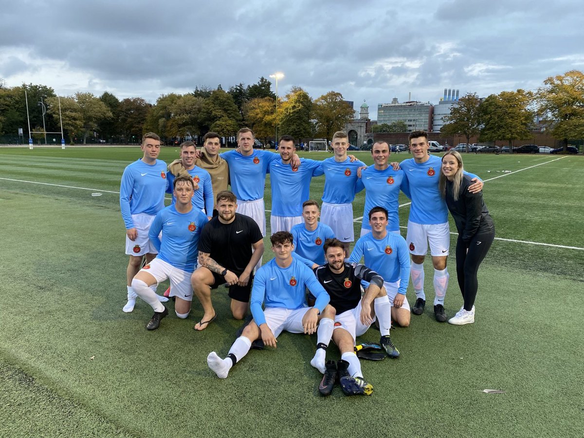Congratulations to our football team who channelled the Admiral Duncan spirit and saw off the challenge from @HMSDauntless with an emphatic 3-1. #LastandBest