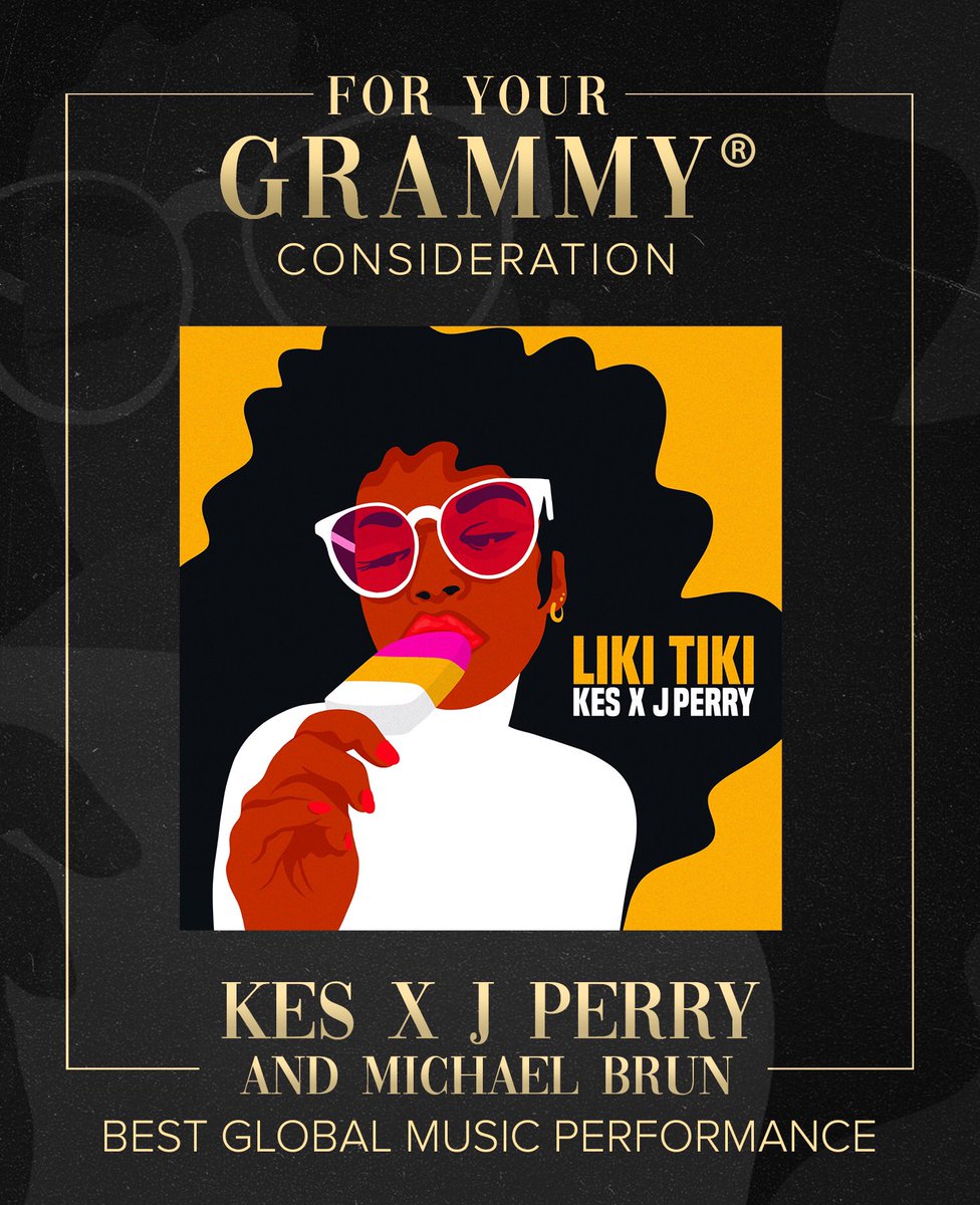 "Liki Tiki" is being considered for this year’s #GRAMMY Awards!

We wanna say big love and thank you to all the producers, engineers, musicians, and artists who worked on the single with us! 

<a href="/jperryofficial/">J.PERRY</a> <a href="/MichaelBrun/">Michaël Brun</a> <a href="/d_wala/">Dwala</a> <a href="/IneffableMusic/">Ineffable Music Group</a> 🙏🏽