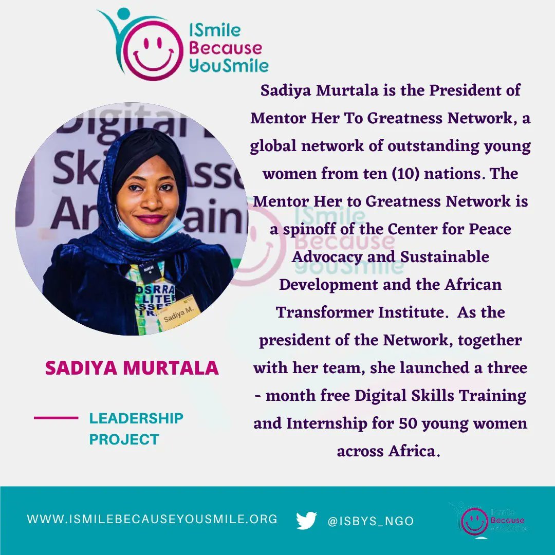 isbys_NG's tweet photo. Sadiya Murtala interned with Workplace Readiness Solution, an international organization founded in 2014 in Chesapeake, Virginia, where she collaborates with a team of five on UpSkill Talent, a free dashboard that allows employers, employees, &amp; job seekers to learn new skills. https://t.co/EU4eysb2Ww