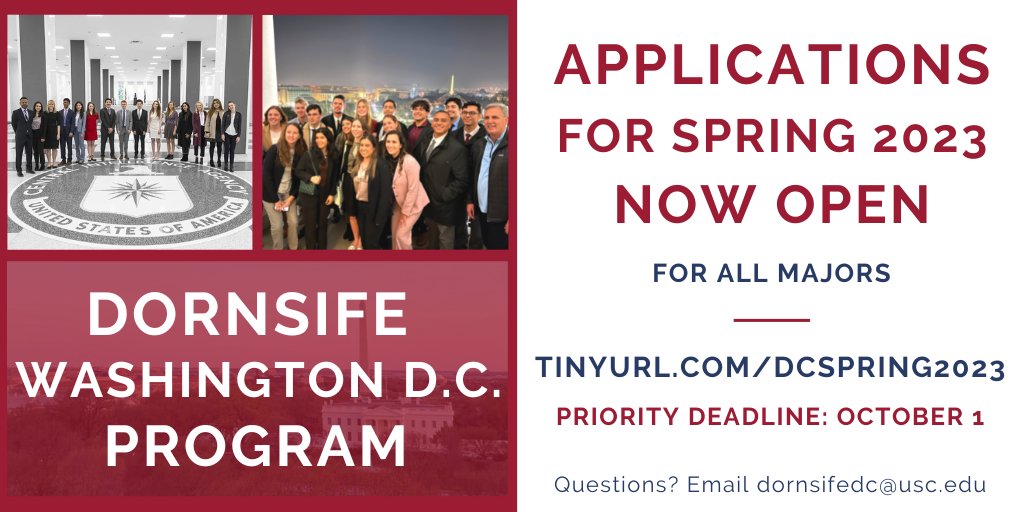 We'll still take applications for Spring 2023 in DC. It's not too late! Get them in by the weekend. Letters of rec can come later docs.google.com/forms/d/e/1FAI…