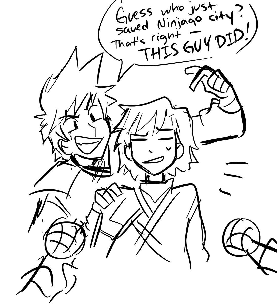 I miss drawing ninjago I miss the brothers ever 

#Ninjago #lloydgarmadon #ninjagokai