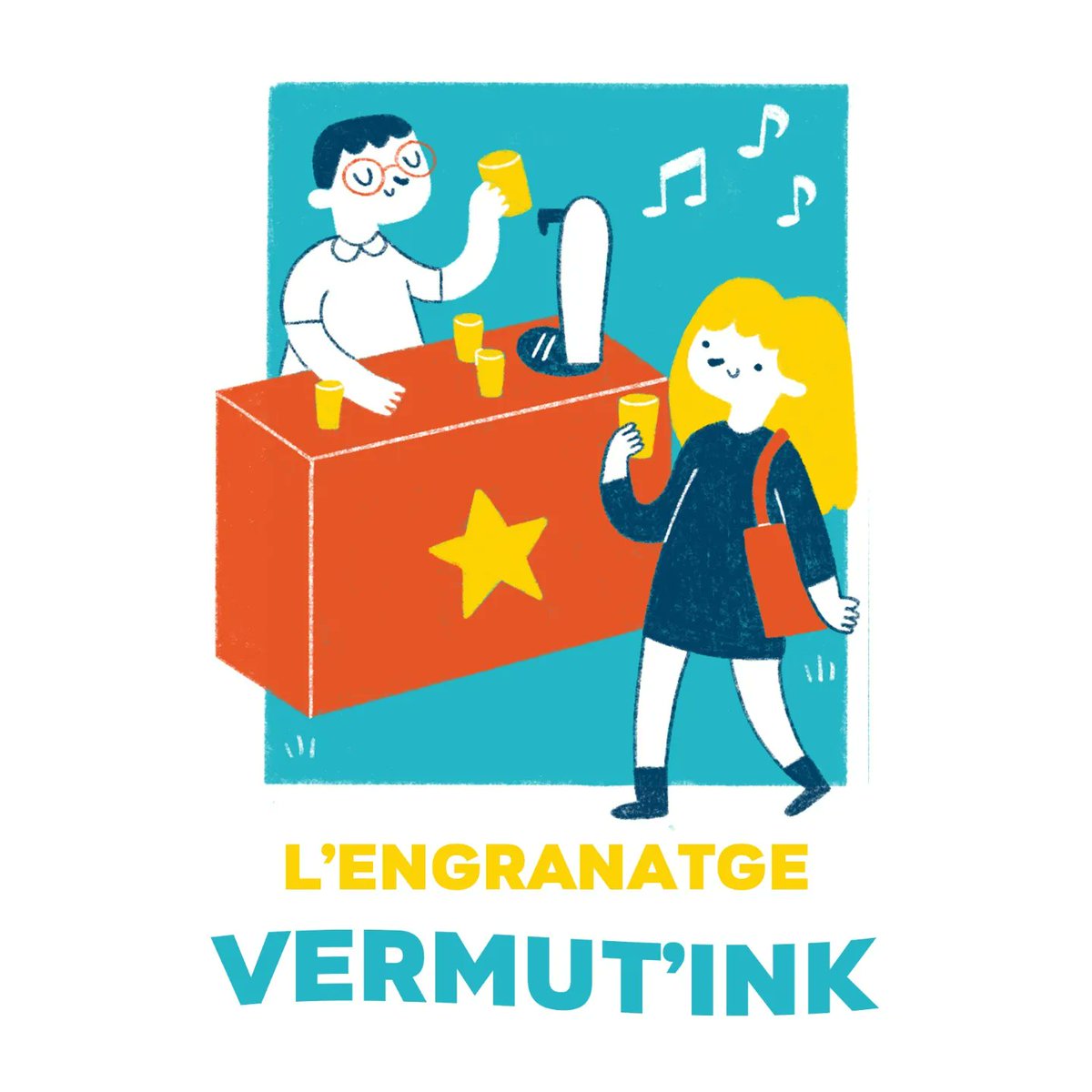 🎨 Seguim amb molta tinta! 🎶 A l'Ink Fest trobareu les millors musiques chill amb el @djentretela, i aixó no es tot, perquè podreu gaudir del vermut de l'<a href="/Engranatge/">Ateneu l'Engranatge</a> amb el VermutInk. 🍻 Begudes, pinxos... tot el diumenge 23 d'octubre a la plaça de la Marina de 10 a 14 hores.
