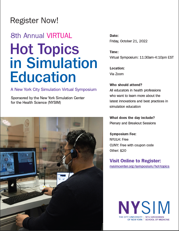 New York Simulation Center for the Health Sciences tweet media