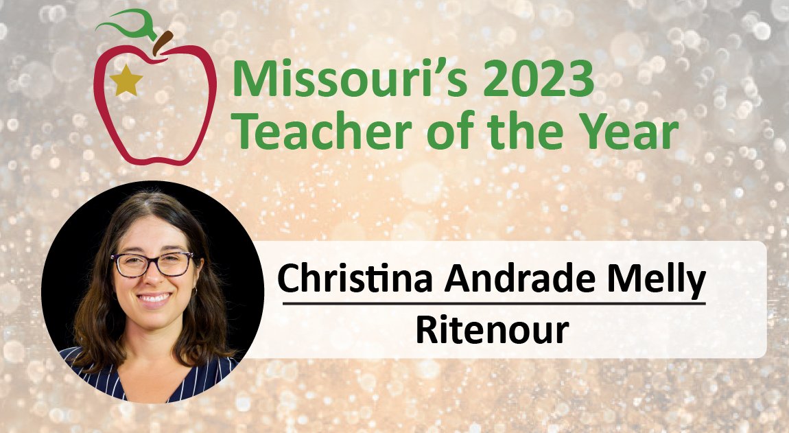 Join us as we celebrate 2023 Missouri Teacher of the Year Christina Andrade Melly and all of our Teacher of the Year program honorees. #MoTOY Watch live: vimeo.com/event/2397206/…