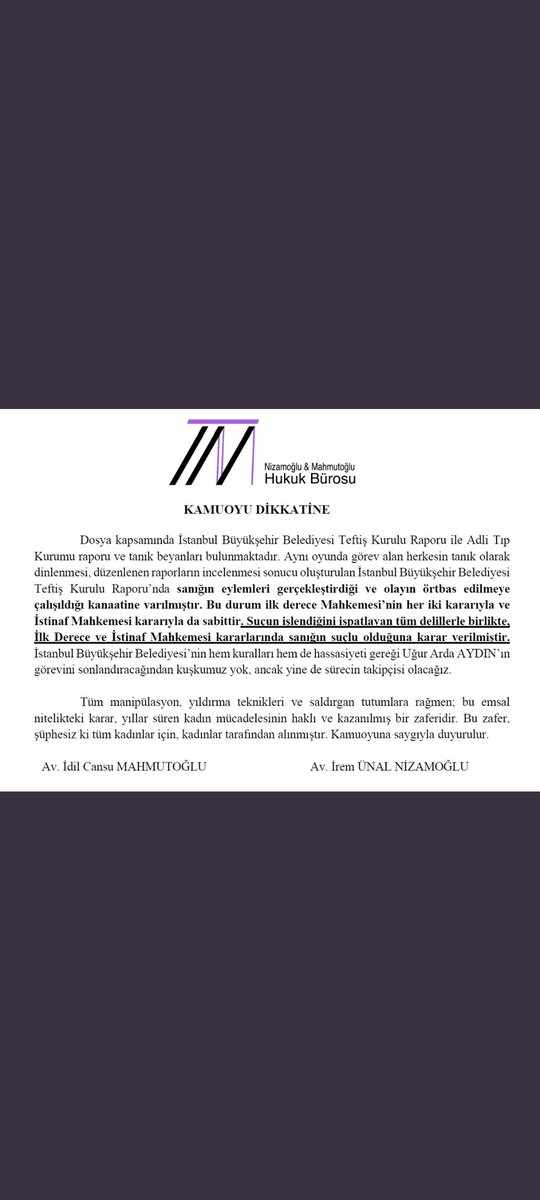Suçu üst mahkeme tarafından da onaylanmış kişi onurdan bahsediyor!
Gerçekten kötülüğün dibi yok
#ArdaAydınCinselSaldırıSuçlusu
#ArdaAydınHükümGiydi
#ArdaAydınHapis
#ibb
#ibbşt