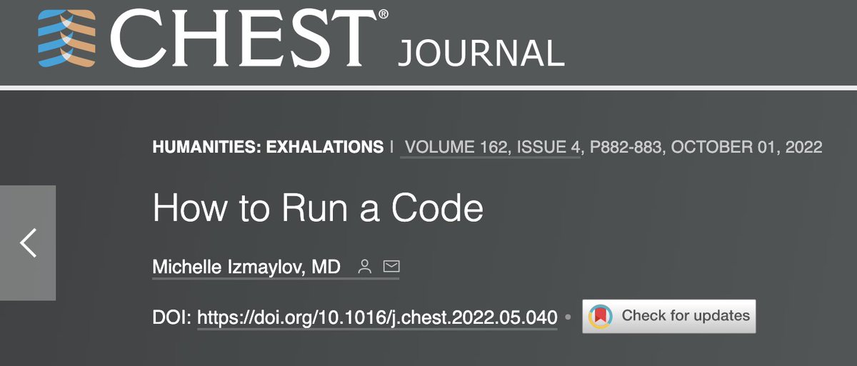Beyond the algorithms, a profound introspection and impact that running a code may have on us.
Read the full article in the October issue: hubs.la/Q01pgFXL0
#CHESTHumanities #MedEd