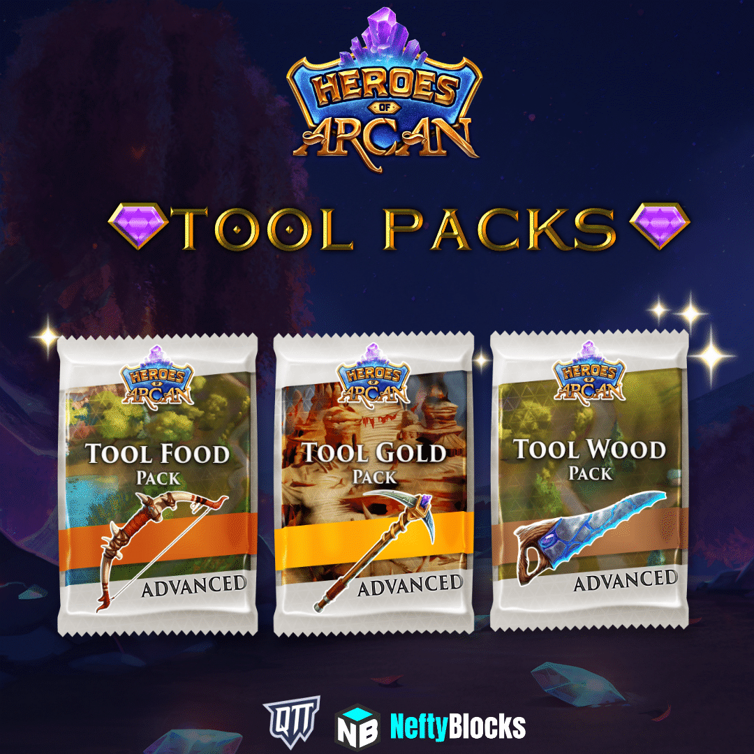 💎 Heroes 💎

It's Time ! We are launching our NFTs on <a href="/WAX_io/">WAX</a> 

Our First NFT Drop will be our TOOL PACKS available on <a href="/neftyblocks/">NeftyBlocks</a> 

For more details, join our discord where you can ask your questions 🚀 

Vocal tonight at 7PM UTC 

#heroesofarcan #NFTdrop <a href="/QTTGuild/">QTradingTheory</a>