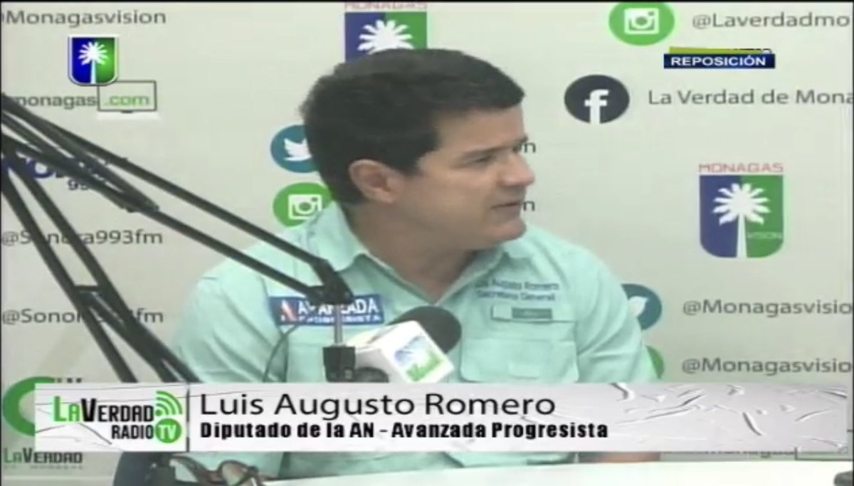 AProgresistaVE's tweet photo. #13deoct | Dip. Luis Augusto Romero, sec. gral. #AP en “La Verdad” con Estrella Velandia:

“Encontré una Maturín pujante, que no se rinde. Una ciudad generosa y luchadora ante las adversidades” 

@luisromeroc @eslaverdad11 @MonagasVision @sonora993fm @laverdadmo https://t.co/XxnqyyqQjQ