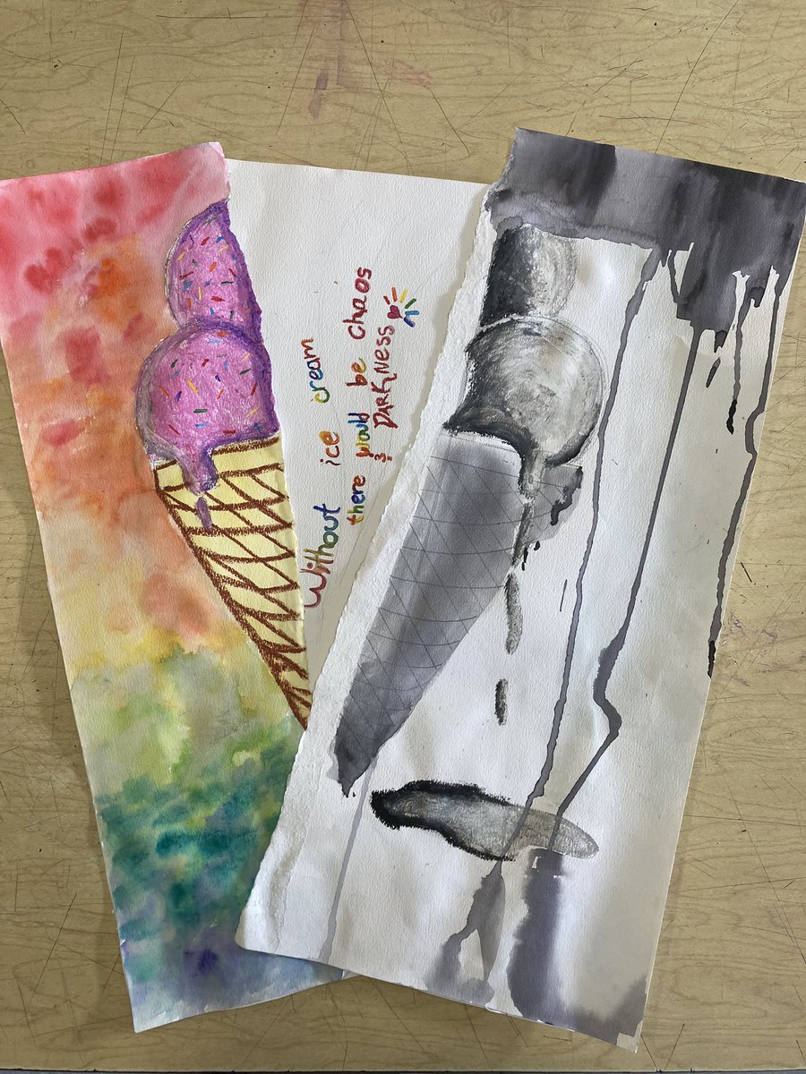 MrsFrang's tweet photo. Such a rewarding day in the art room for our 6th graders!!!! I absolutely loved seeing these young artists go through the creative process!!! https://t.co/7KyJpGPjxS