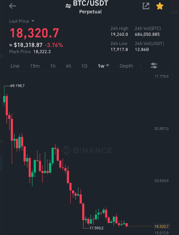 they believe that 1 green candle would fix the market from the downside