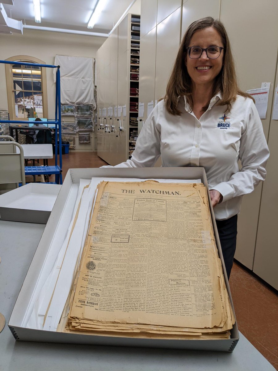 We're proud to announce the completion of our expansive Newspaper Digitization Project, with 12,000+ newspapers from 25 different Bruce County newspaper titles, dated generally between 1861-1930, now available online!

Read more about the project: bit.ly/3eAzY6G