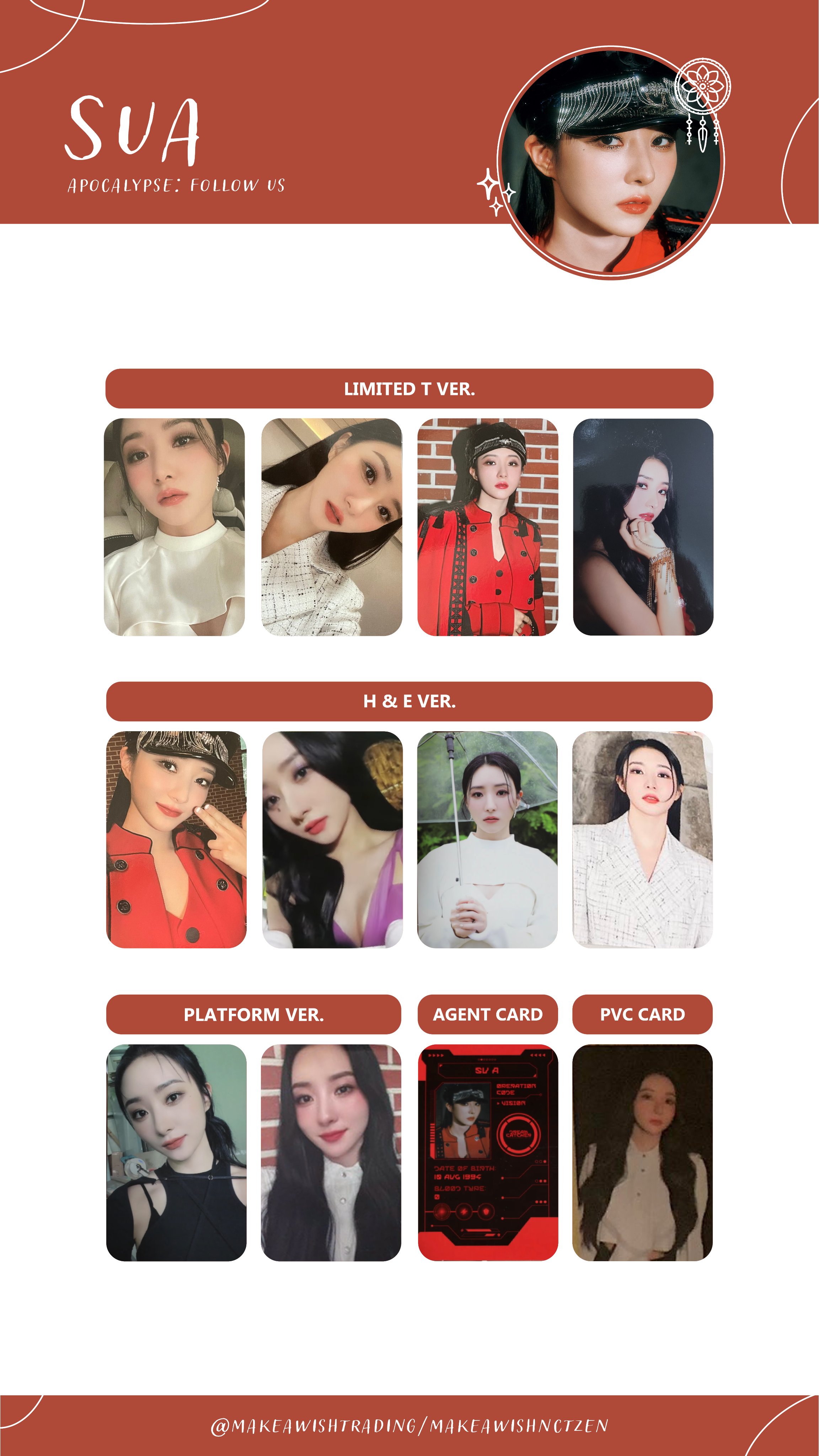 Dreamcatcher JIU ジユ トレカ Photocard DejaVu JiU Official Photocard Dreamcatcher 2nd Album Apocalypse