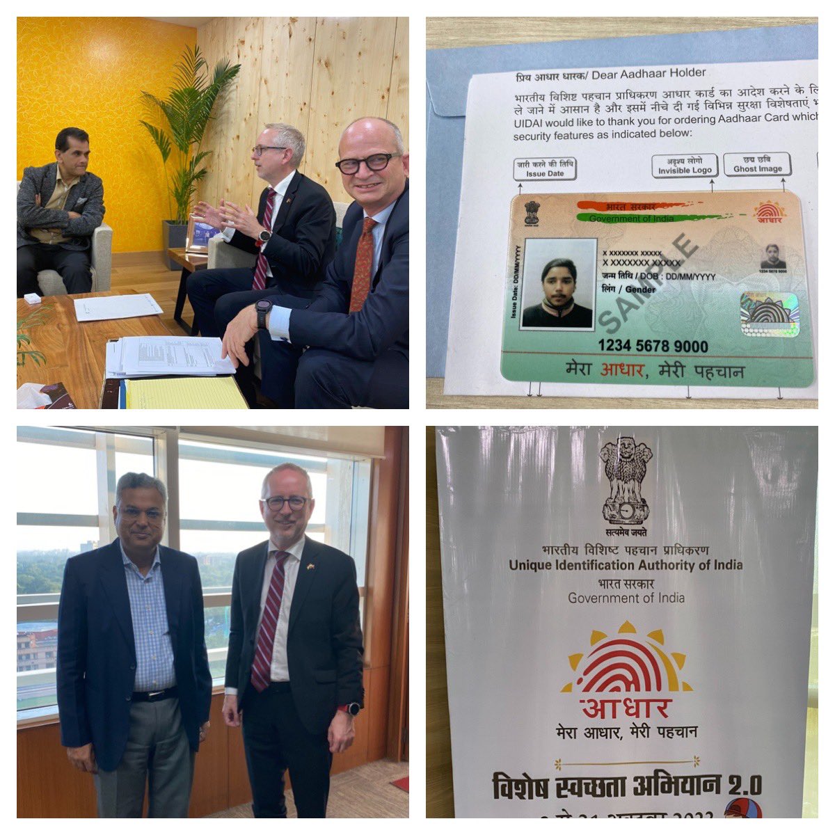 Aadhaar is an amazing digital ID for all Indians - a true #digitalpublicgood Developed by @UIDAI - open source and may be shared and adapted. A huge global development opportunity, 1 billion people lack ID. @amitabhk87 is making it part of Indias G20 leadership @DPGAlliance