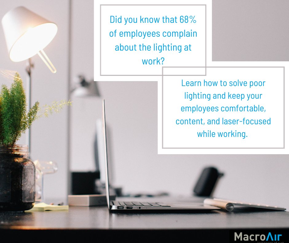 Did you know that the lighting conditions in your building could have an insidious impact on your employees and your business? Check out this blog to learn how to solve the problem of poor lighting in the workplace.

hubs.li/Q01p5Vpq0
