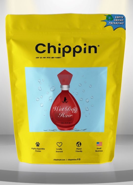 ChippinTime's tweet photo. Introducing our best smelling treat yet—Wet Dog Hair. #nomuskjustpups #BurntHairPerfume #burnthair #ElonMusk #thursdayvibes https://t.co/QTP9fgxPro
