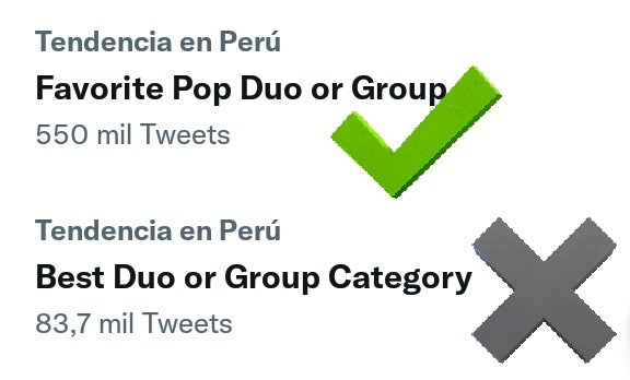 BANGT4NBEST's tweet photo. Tengan cuidado cuándo van a votar, asegúrense que sean los HT correctos BTS esta nominado a Favorite Group no a Best Group‼️

I'm voting for BTS (@BTS) for Favorite Pop Duo or Group at the #AMAs https://t.co/o2310Ly1FR