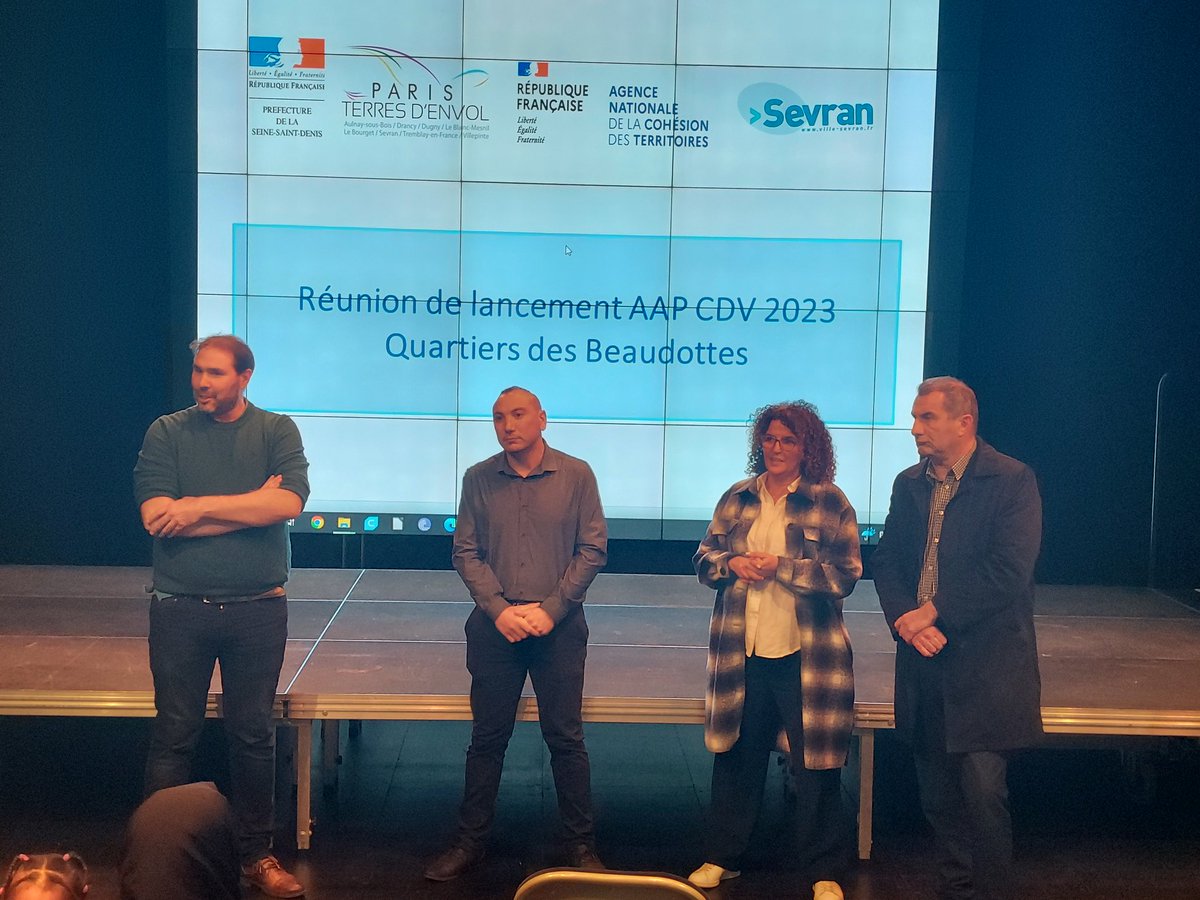Prefet93's tweet photo. Lancement des appels à projets des #ContratsdeVille pour la ville de Sevran

Les AAP doivent être concentrés sur les actions relevant de : l’éducation, l’insertion, la formation, le développement économique, l’accès aux droits, la santé &amp; les #JOP2024

ℹ️ https://t.co/1TXboTLeEp https://t.co/eVQWWFSd8L