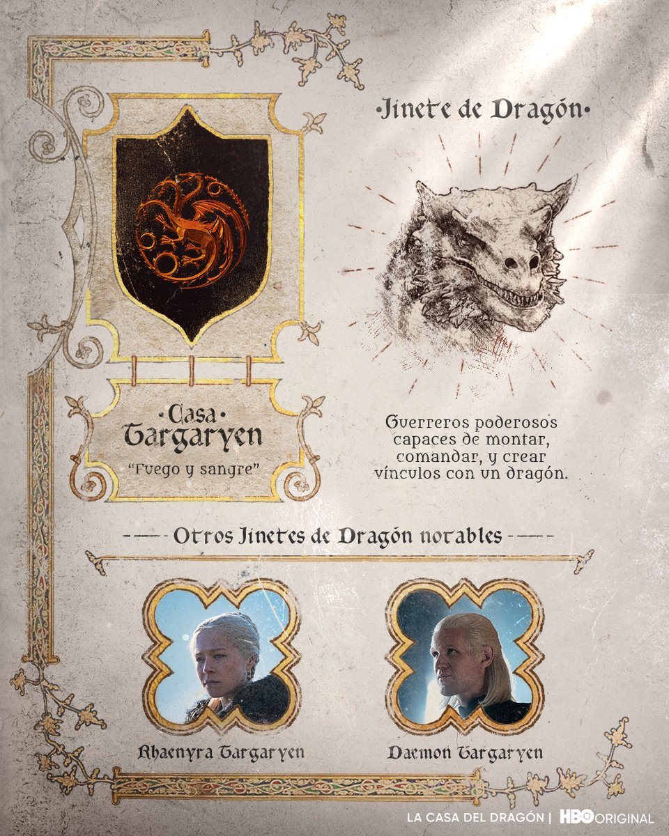 <a href="/manu_hattom/">Manu Hattom</a>, el fuego corre por tus venas, y te gustan las aventuras y la adrenalina, por eso eres un jinete de dragón de la Casa Targaryen.

Vuela alto con tu dragón, y haz RT para compartirlo con todo el reino. #LaCasaDelDragón