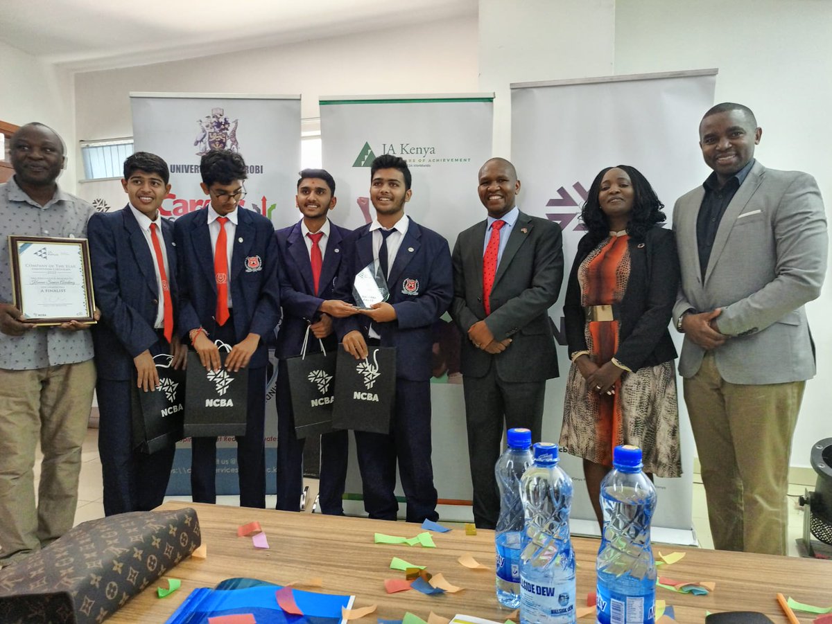 naominyaboga_'s tweet photo. The @UoNCareerOffice in partnership with @JuniorAch Kenya and @NCBABankKenya today hosted 5 High Schools for a business competition held @uonbi. Limuru Girls emerged the BEST and will proceed to Lagos Nigeria for the Africa Competition. #PromotingInnovation https://t.co/5rNg9uBp6K