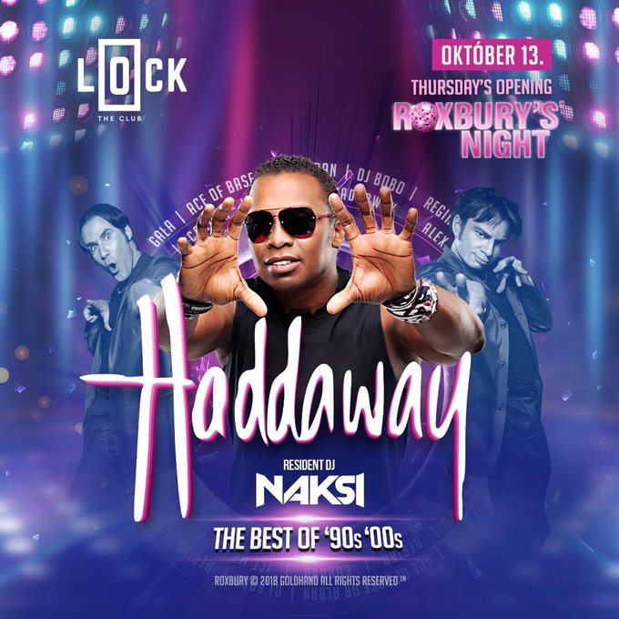 I just got personal invitation from mister #Haddaway to his show Aaaaaaaa 🤩 it is such a pleasure!  Thank<a href="/tag/haddaway"class="tags">#Haddaway</a>