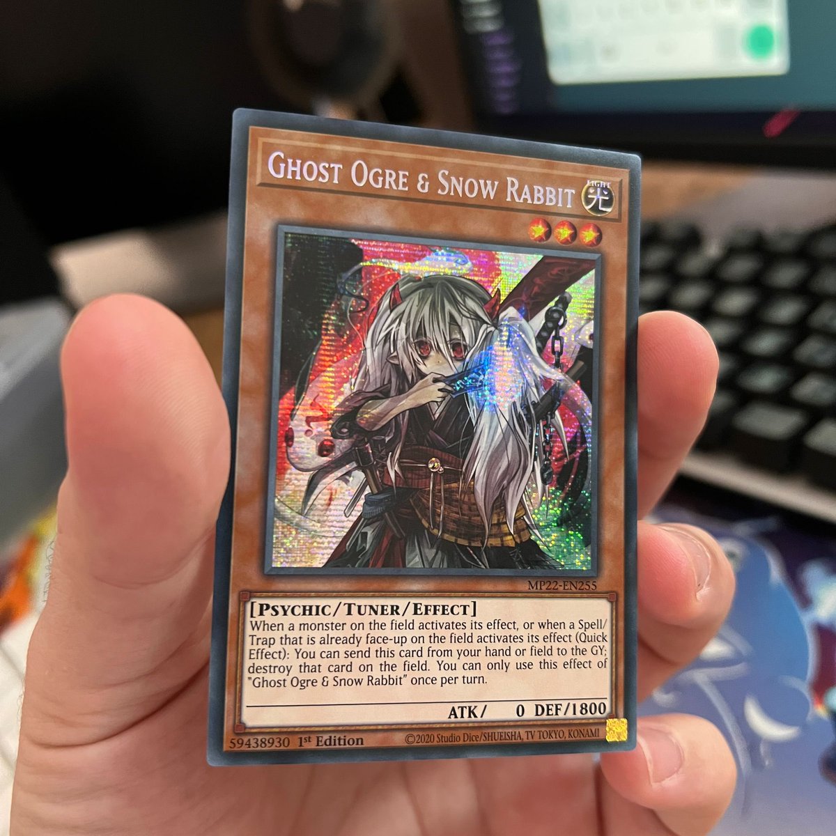 Giveaway DAY 5: Another amazing Ghost Girl reprint! 𝐆𝐈𝐕𝐄𝐀𝐖𝐀𝐘 time: *𝐋𝐢𝐤𝐞, 𝐅𝐨𝐥𝐥𝐨𝐰 &amp; 𝐑𝐞𝐭𝐰𝐞𝐞𝐭* — one of you is getting this PRISMATIC Ghost Ogre. #ygogiveawayweek