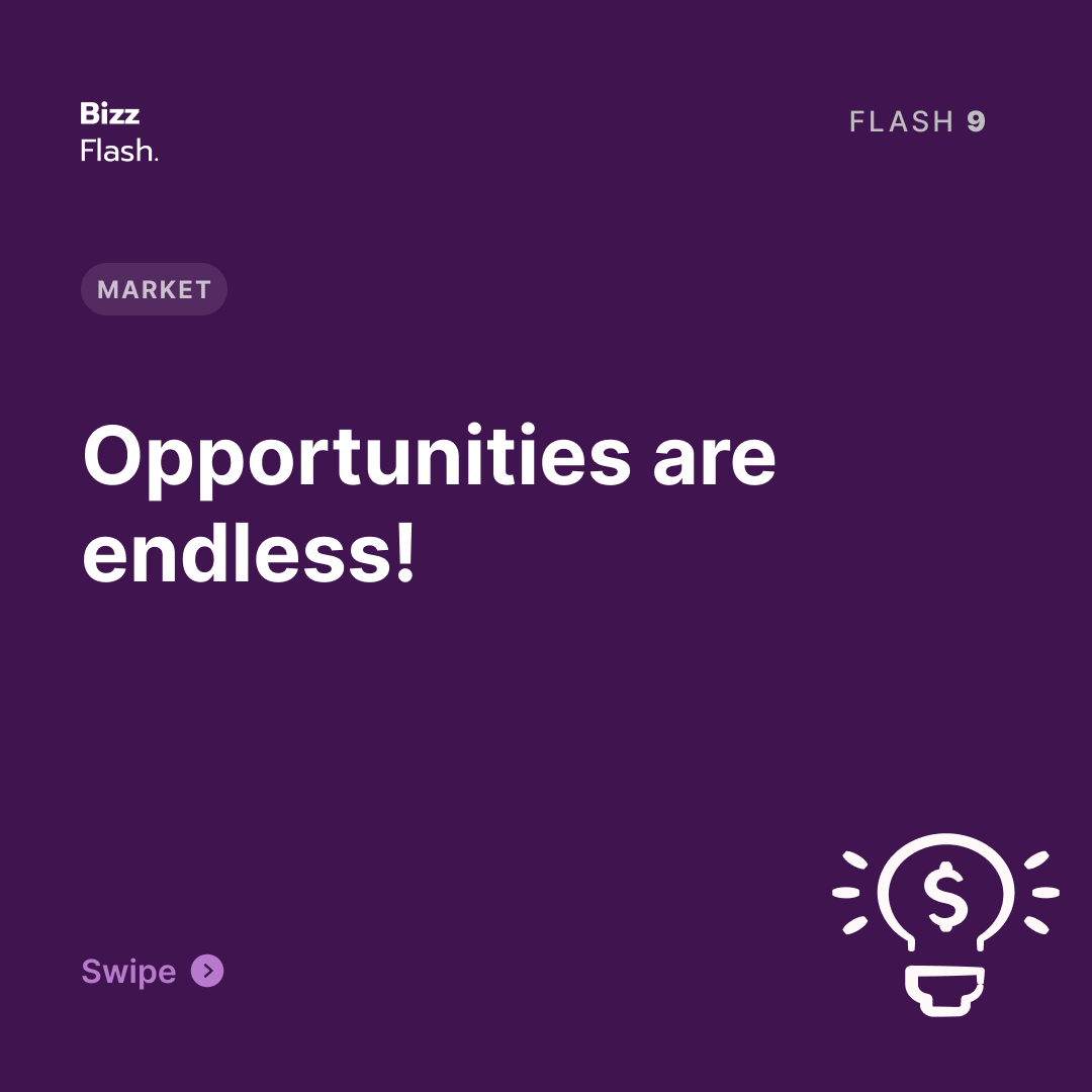 bizz_flash's tweet photo. Opportunities are endless!

#productmanagement #businessbuilding #growth #bizzflash #news #media #research https://t.co/U2ftr799RA