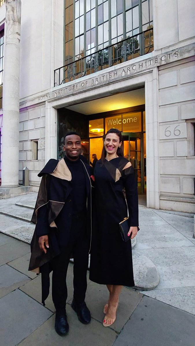 👇🏾Particularly symbolic as <a href="/Elenidesigner/">Eleni Kyriacou</a> embodies the struggle of students in Arch Education, &amp; focuses on #sustainability, 2 of @Muyiwa_Oki manifesto areas. Bringing her as his guest shows No.3, #inclusion of the voices of the profession <a href="/RIBA/">Royal Institute of British Architects</a> blocked out before #TimeToRebuild