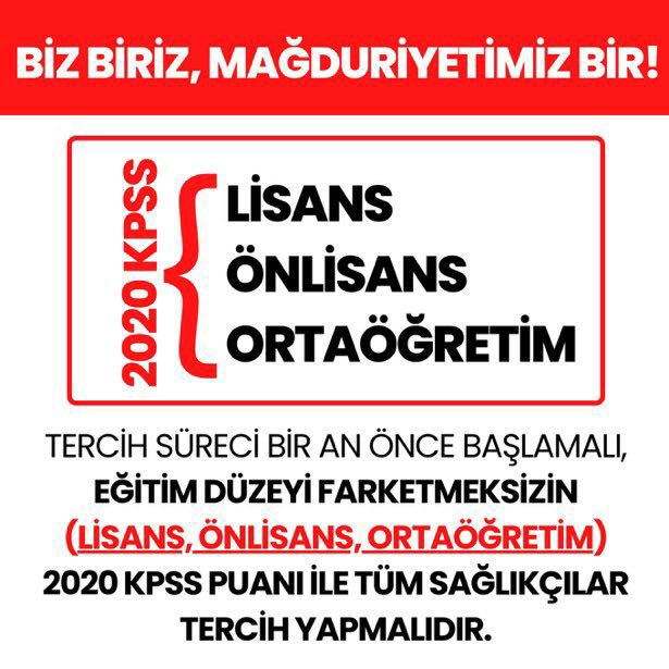 ob28622's tweet photo. İşimizin başında olmak istiyoruz @RTErdogan @drfahrettinkoca 

FKSüreBitti AtamaVakti https://t.co/Mt5rQufRNP
