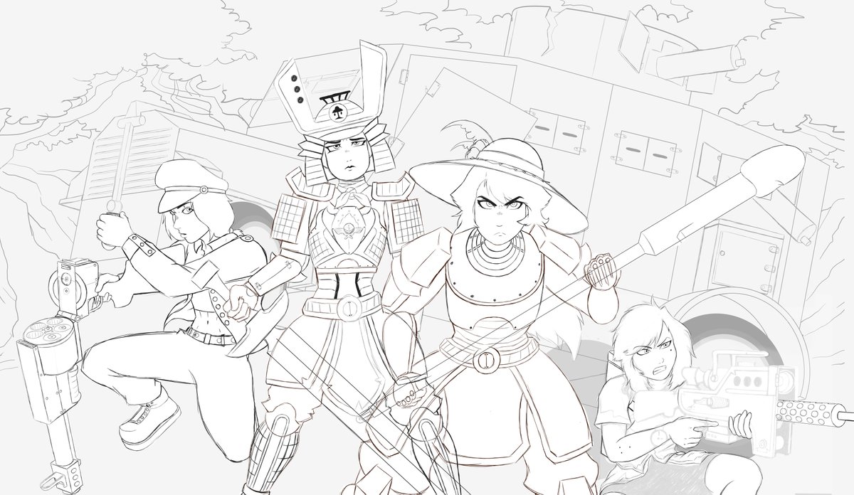 IndomabIe_'s tweet photo. Drawing in process of my Characters of Eternal Autumn >:D !!
#Oc https://t.co/Ic1iICBG0C