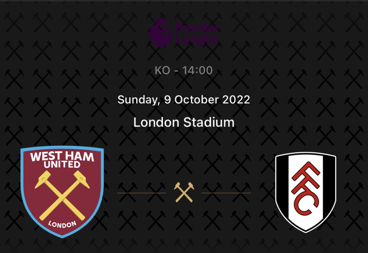 mohsinrehmani's tweet photo. 3 Tickets for sale for £60
West Ham United v Fulham Premier League London Stadium Sunday 9 October 2022, 2pm BST
#WHUFC #FFC #WHUFUL https://t.co/DDqqDGkWQj