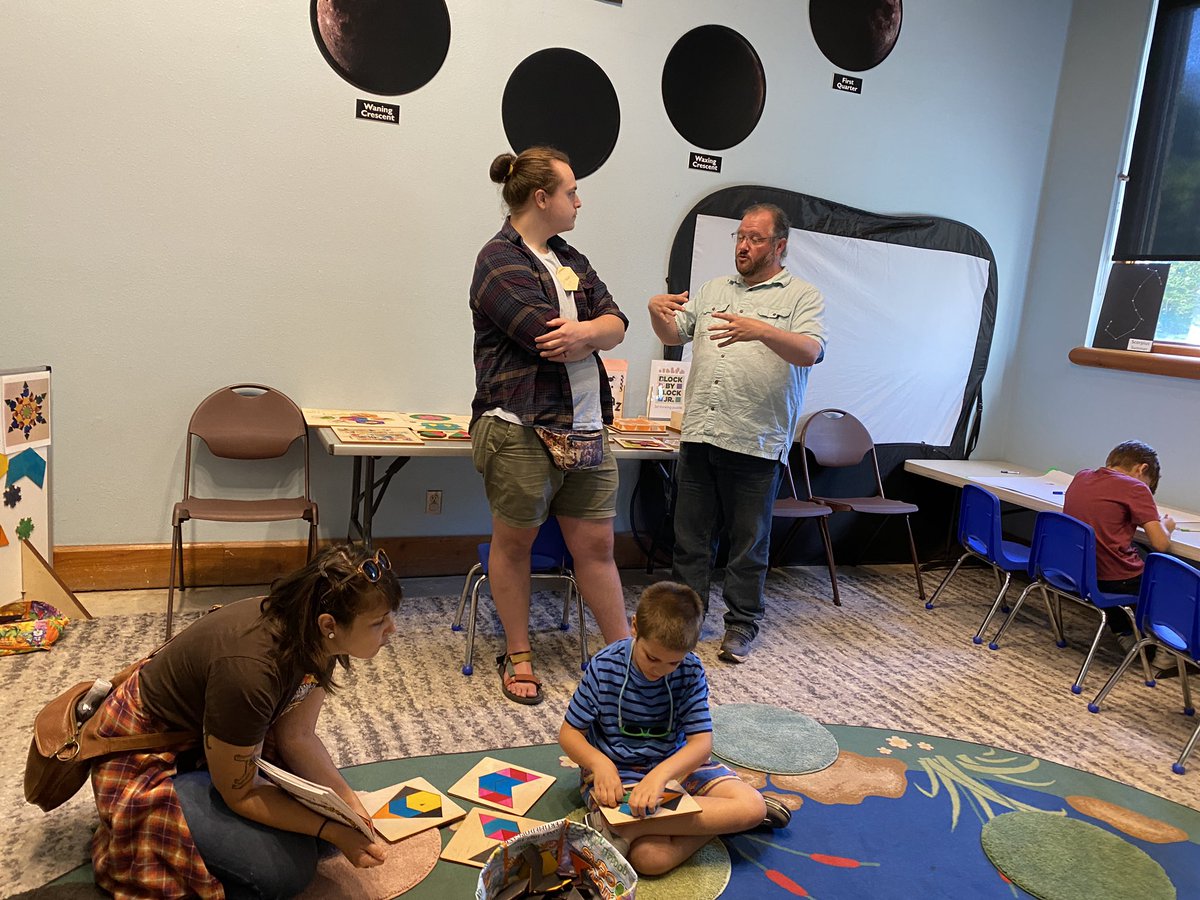 MathHappensOrg's tweet image. Thanks to the mystery donor of the gold 3D printed solids. They just arrived one day at the main desk. #mathhappens