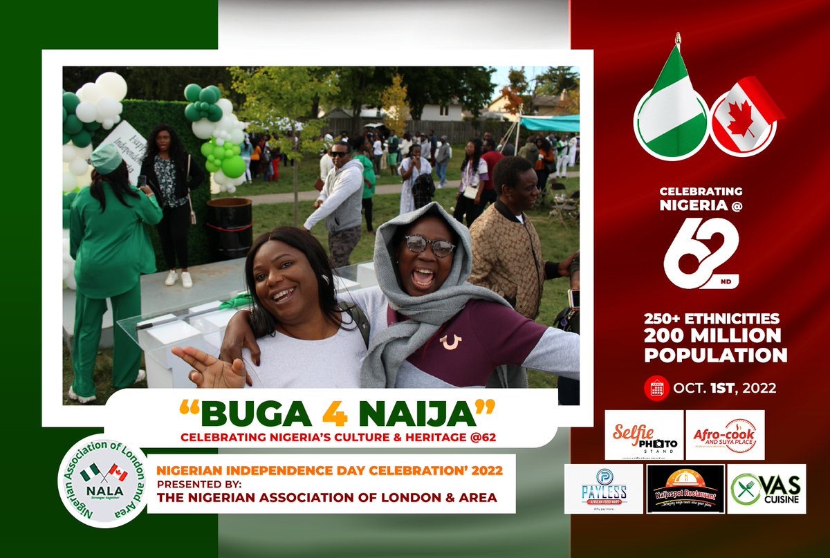 selfiefotostand's tweet photo. #Buga4Naija22 @62 funDay powered by @CommunityNala @selfiefotostand @hummuani @syedyemi @NaijaspotRestaurant @AfrocookSuyaPlace @vascuisine payless africa f https://t.co/XgIp0sWNST