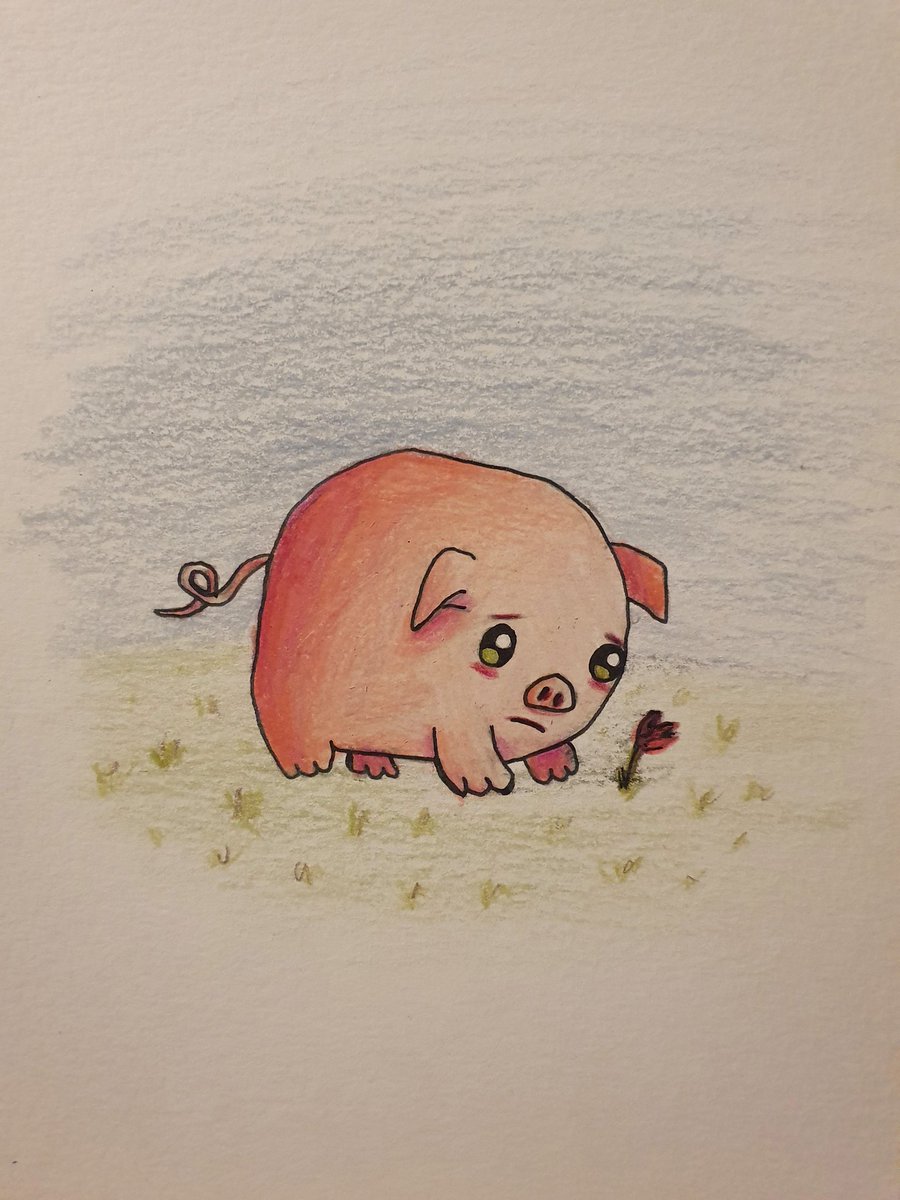 weemushroomart's tweet photo. Day 27 of 30 day sketchbook challenge - very little time to draw today so here's a quick pig doodle.
#sketch #sketchbook https://t.co/b3jbHtB3Cc