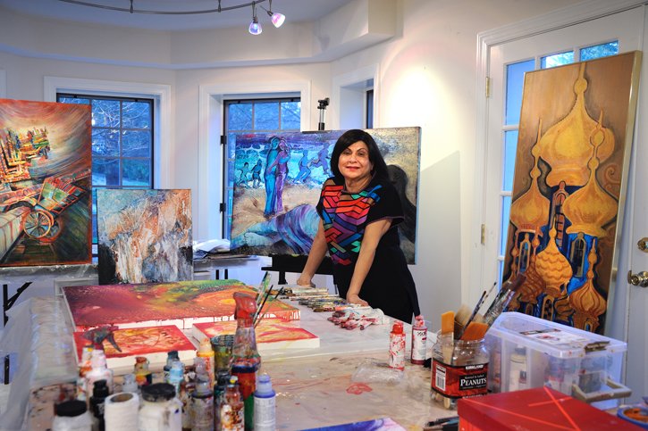 TUCOFAC's tweet photo. Artist Nimi Trehan will be giving a tour of her artist studio on OCT 8 at 2 p.m. for @AsianArts. Trehan is a MD artist with a background in art &amp; interior design.  Tickets: $15 gen./$10 members. Registration required: https://t.co/BpHHzkEHg0
#SouthAsia #asianculture #Asianarts https://t.co/huLIUqlKKJ