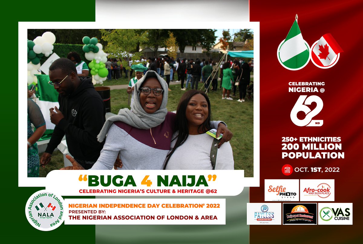 selfiefotostand's tweet photo. #Buga4Naija22 @62 funDay powered by @CommunityNala @selfiefotostand @hummuani @syedyemi @NaijaspotRestaurant @AfrocookSuyaPlace @vascuisine payless africa f https://t.co/KMcO4zCp3o