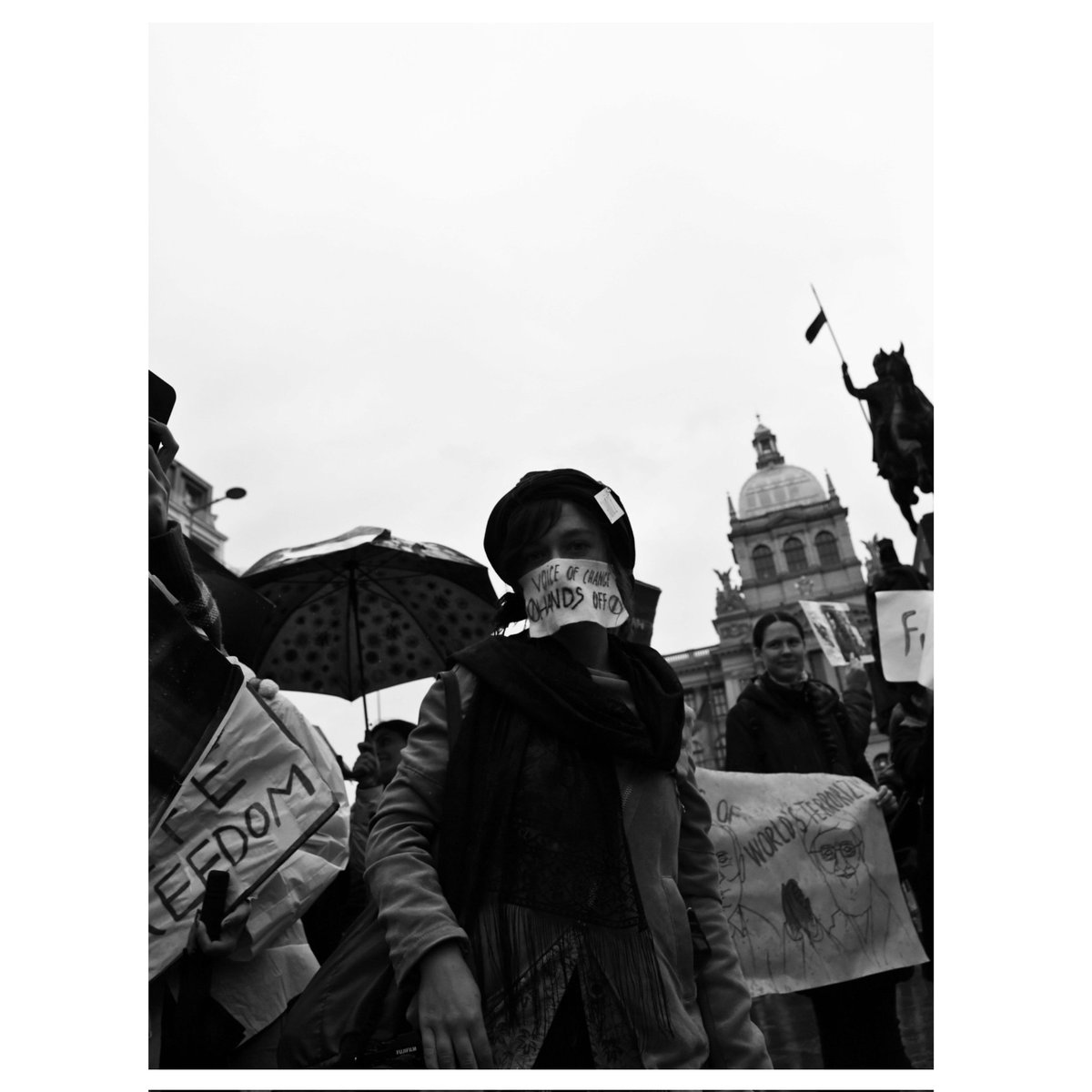 iamahdad's tweet photo. Today protest in #prague.
#MahsaAmini https://t.co/odPw4IHGWS