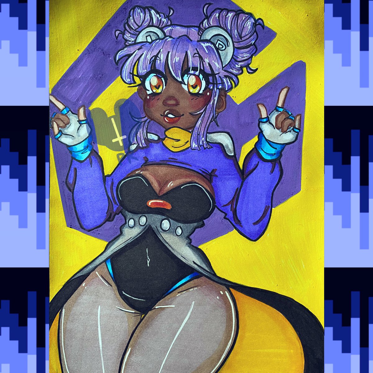 Panda_Reaper's tweet photo. Brought back a gijinka I did of the GameCube from 2020
#consolegijinka #gamecube #artistsontwitter #bestconsole #traditionalartist https://t.co/7R0pUYEPPS