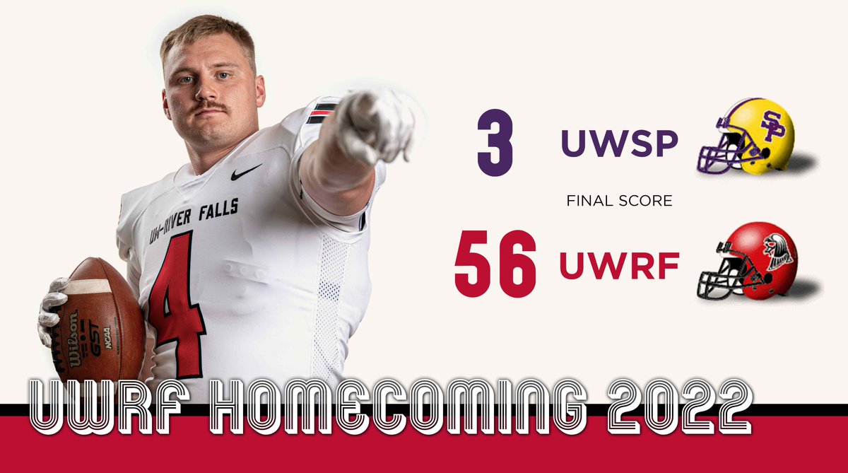 UWRFFalcons's tweet photo. Big win for No. 17-ranked @UWRFFootball over Stevens Point during UWRF Homecoming!

#FFT #d3fb https://t.co/TacAvVeKL9