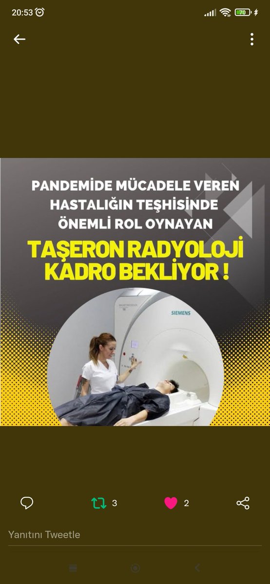<a href="/devletsert/">Devlet Sert</a> #taşeronradyolojikadrobekliyor
%70 e takılan Kamu hastanelerinde ☢️radyoloji çalışanları☢️
 taşeron kalmak istemiyor...
Hakkının ve ADALETİN YERİNİ BULMASİ için gözünü meclise çevirdi
<a href="/RTErdogan/">Recep Tayyip Erdoğan</a> <a href="/Akparti/">AK Parti</a> <a href="/hakiskonf/">HAKİŞ KONFEDERASYONU</a> <a href="/turkiskonf/">TÜRK-İŞ</a> <a href="/vedatbilgn/">Vedat Bilgin</a> <a href="/drfahrettinkoca/">Dr. Fahrettin Koca</a> <a href="/ozsaglik/">Özlem Sağlık</a>