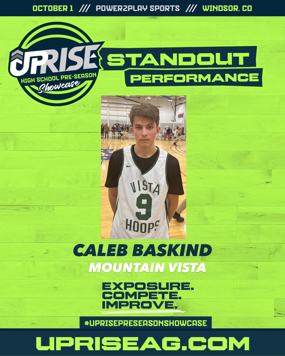 Uprise Hoops (@uprise_hoops) on Twitter photo 🏀Standout Performer for Mnt. Vista🏀
🚨 <a href="/MtnVistaBball/">Vista Basketball</a> 🚨
#UprisePreSeasonShowcase #ColoradoBasketball 🏔🏀 #ExposureCompeteImprove 🏀Standout Performer for Mnt. Vista🏀
🚨 <a href="/MtnVistaBball/">Vista Basketball</a> 🚨
#UprisePreSeasonShowcase #ColoradoBasketball 🏔🏀 #ExposureCompeteImprove