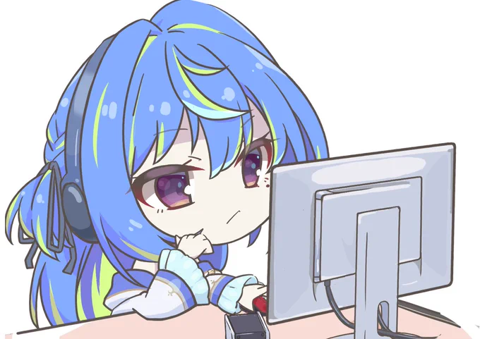 たまにするムスッとした表情もいいよなぁと思いつつ#ネモたーと 