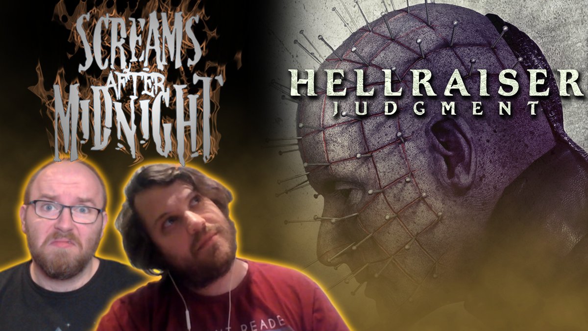 ScreamsMidnight's tweet photo. October is here! We kick off Halloween season by finishing off the previous #Hellraiser movies with the 10th film Judgment.

Link in the reply.

#horror #horrormovies #31daysofhalloween #31daysofhorror #octoberthon #pinhead https://t.co/2cyRRbWryj